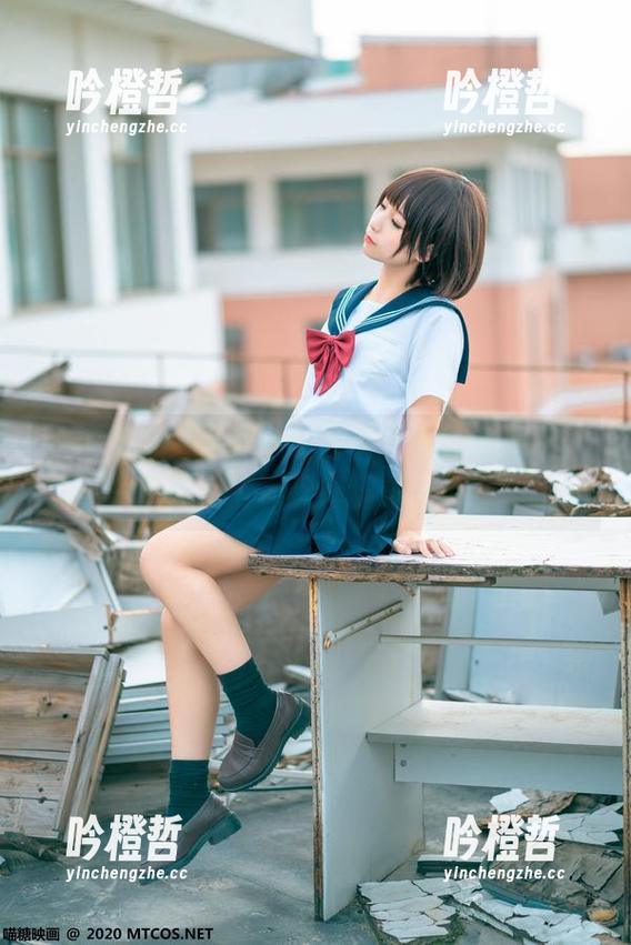 喵糖映画—制服少女合集：每张图片都像是在追忆那段青涩岁月呢。