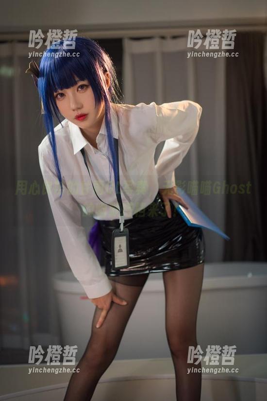 无影喵喵Ghost 用心良苦的甘雨OL写真,无影喵喵Ghost的幽默搭档来了!