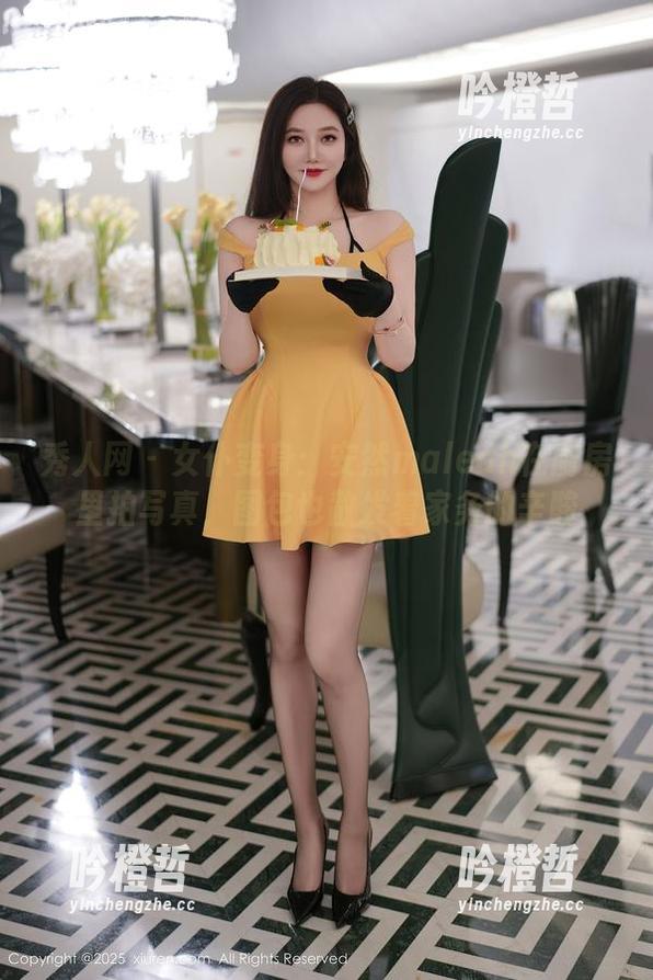 秀人网 - 女仆变身：安然maleah在厨房里拍写真，图包也散发着家务的辛酸